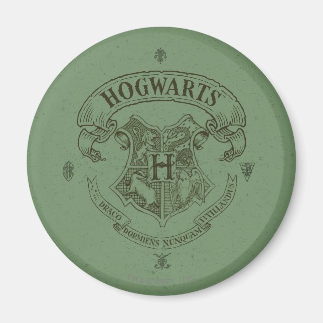 Imán Harry Potter | Escudo de pancartas de Hogwarts (Frente)