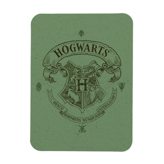 Imán Harry Potter | Escudo de pancartas de Hogwarts (Vertical)
