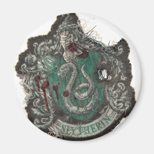 Imán Harry Potter   Escudo de Slytherin - Vintage