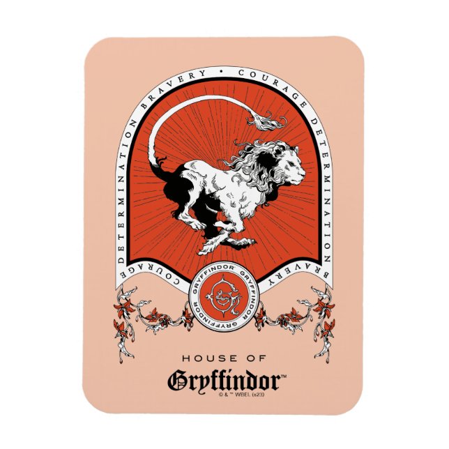 Imán HARRY POTTER™ | Escudo Delicado Sketch GRYFFINDOR™ (Vertical)