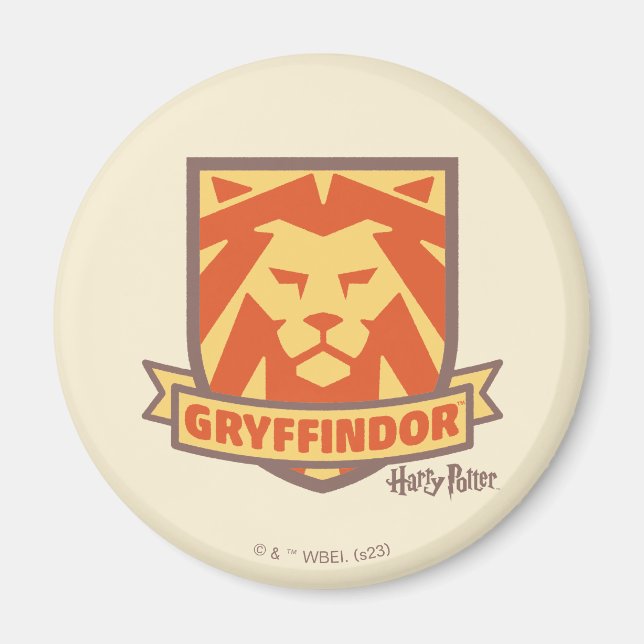 Imán HARRY POTTER™ | Escudo estival Magic GRYFFINDOR™ (Frente)