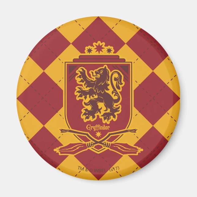 Imán Harry Potter | Escudo Gryffindor QUIDDITCH™ (Frente)