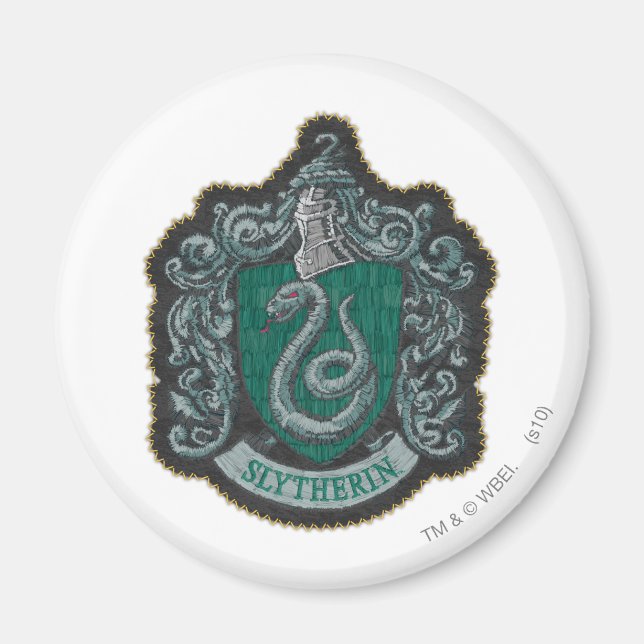 Imán Harry Potter | Escudo Retro Mighty Slytherin (Frente)
