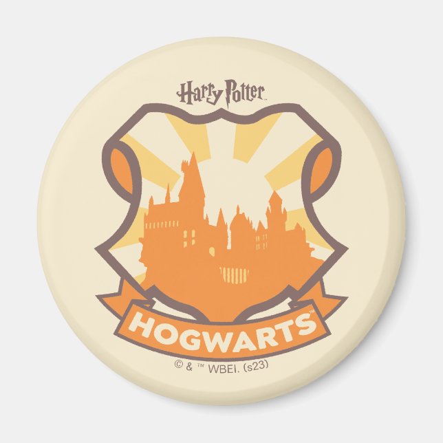 Imán HARRY POTTER™ | Escudo Summer Magic HOGWARTS™ (Frente)