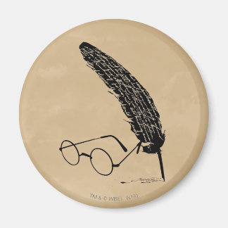 Imán Harry Potter | Gafas y Pluma