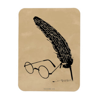 Imán Harry Potter | Gafas y Pluma