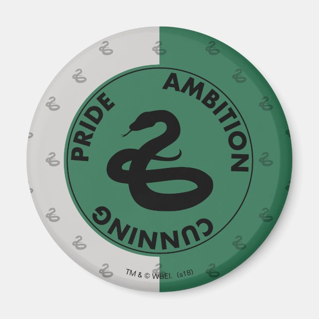 Imán Harry Potter | Gráfica de los rasgos de la casa SL (Frente)