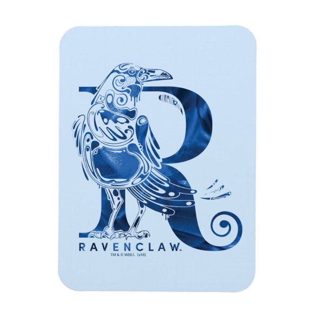 Imán Harry Potter | Gráfico Aguamenti RAVENCLAW™ (Vertical)