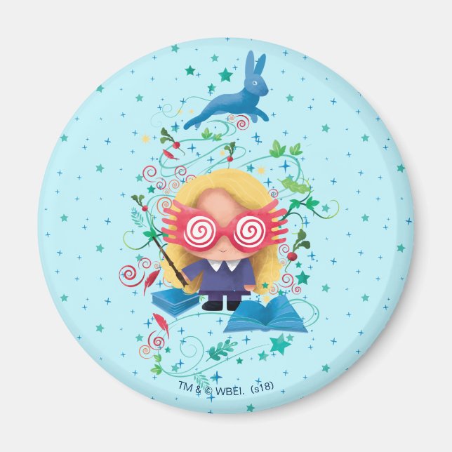 Imán Harry Potter | Gráfico Luna Lovegood (Frente)