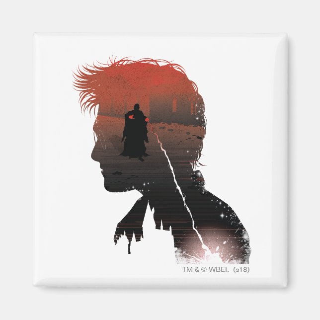 Imán Harry Potter | Harry y duelo de magos de Voldemort (Frente)