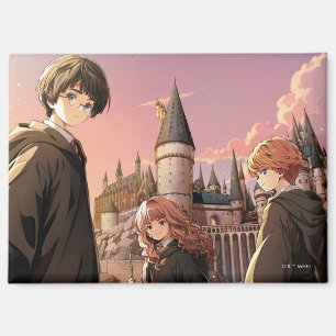 Imán HARRY POTTER™ Hermione & Ron HOGWARTS™ Escena de A