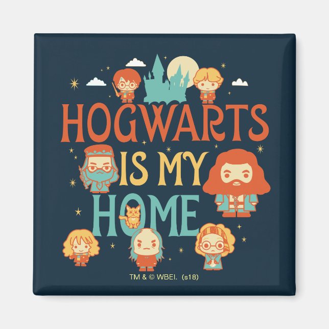 IMÁN HARRY POTTER™ | HOGWARTS™ ES MI HOGAR (Frente)