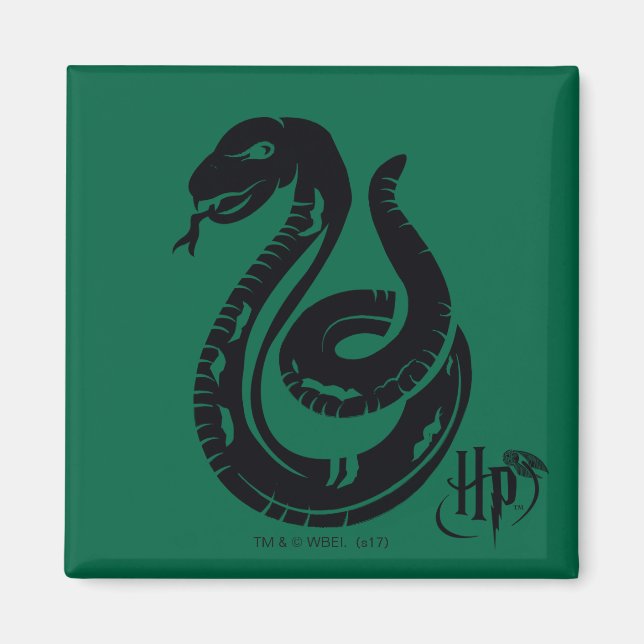 Imán Harry Potter | Icono de serpiente Slytherin (Frente)