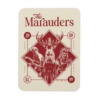 Imán HARRY POTTER™ Los Merodeadores Animagus Gráfico