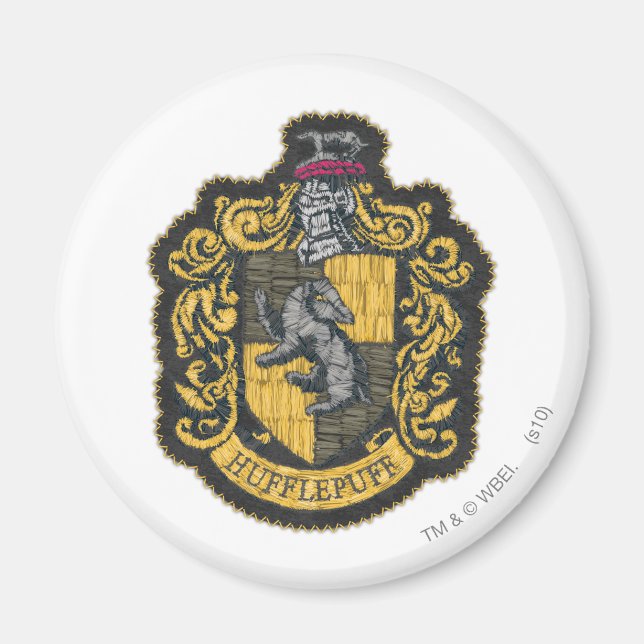 Imán Harry Potter | Parche Escudo Hufflepuff (Frente)