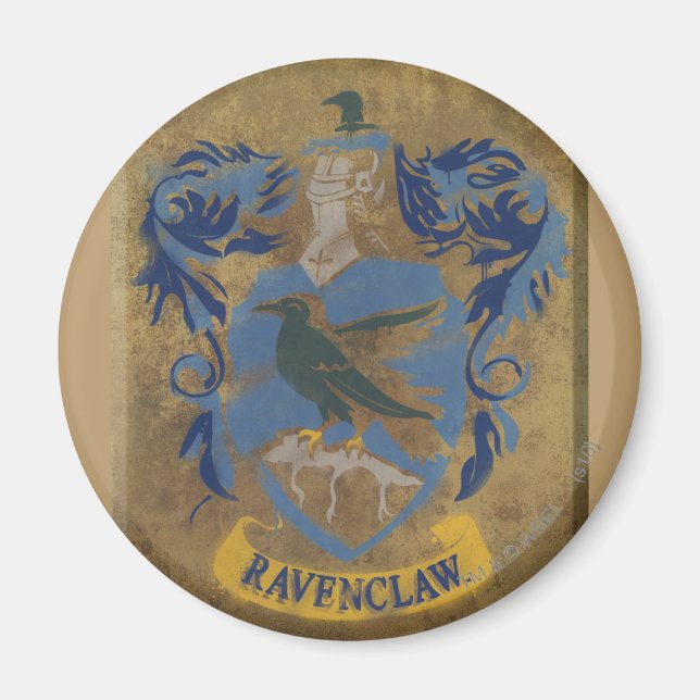 Imán Harry Potter | Pintado Rústico Ravenclaw (Frente)