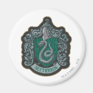Imán Harry Potter   Retro Escudo Poderoso de Slytherin