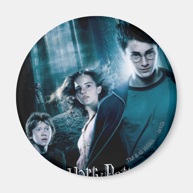 Imán Harry Potter Ron Hermione En Forest (Frente)
