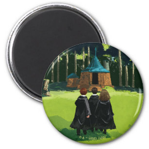 Imán HARRY POTTER™, Ron y Hermione en la cabaña de Hagr