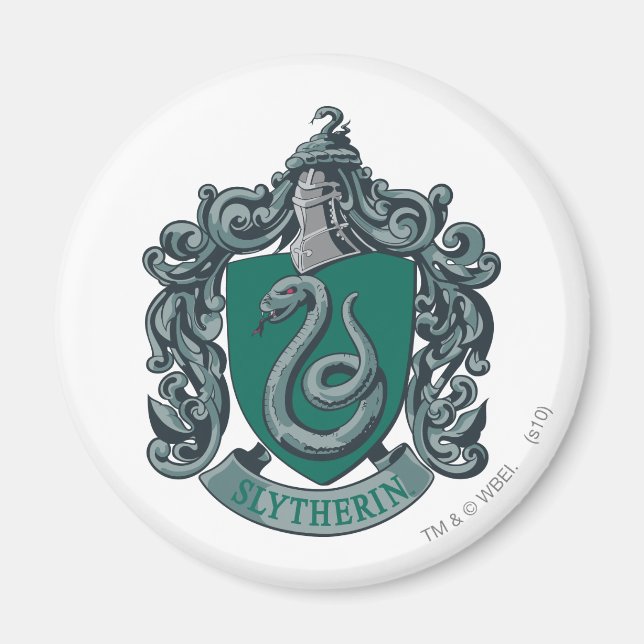 Imán Harry Potter | Slytherin Escudo Green (Frente)