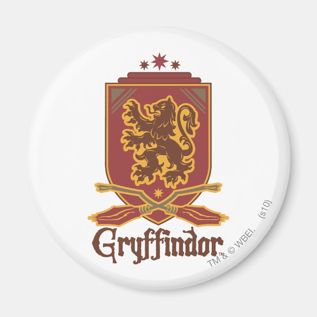 Imán Harry Potter | Tarjeta Gryffindor QUIDDITCH™ (Frente)