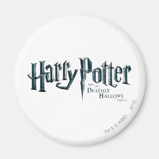 Imán Harry Potter y el logotipo de las reliquias de la 