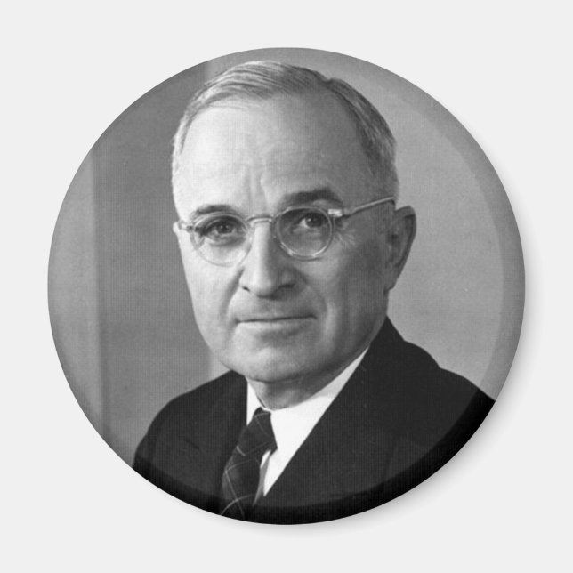 Imán Harry S. Truman, 33° presidente (Frente)