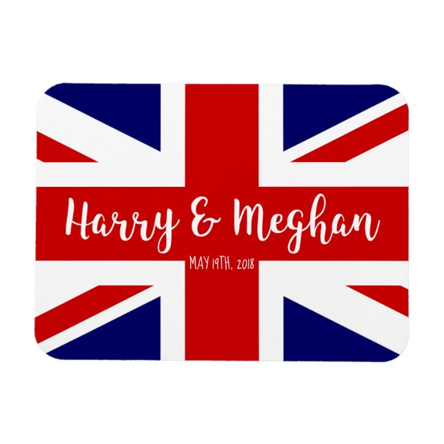 Imán Harry y Meghan | Conmemoración del Real Boda (Horizontal)