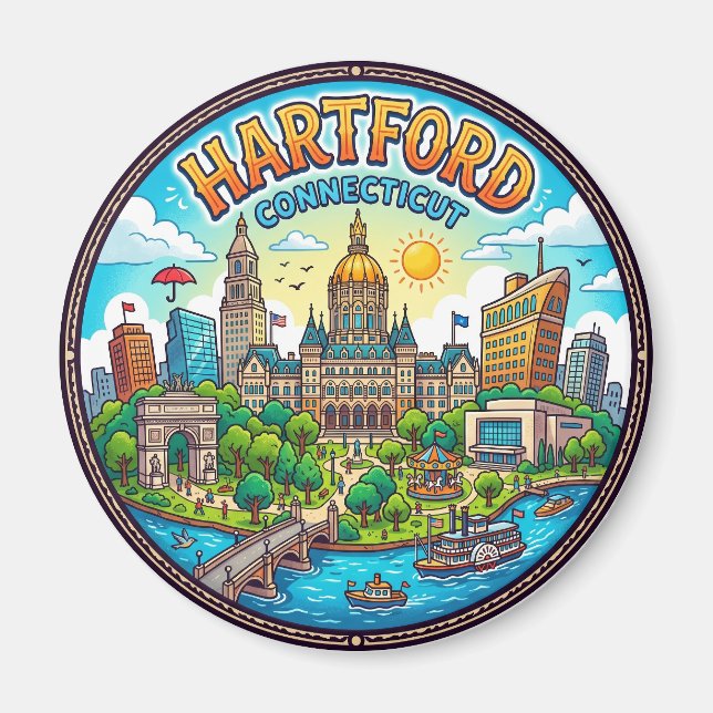 Imán Hartford EE. UU. (Frente)
