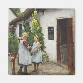 Imán ¿Has Visto Mi Gatito? (por H.A. Brendekilde)