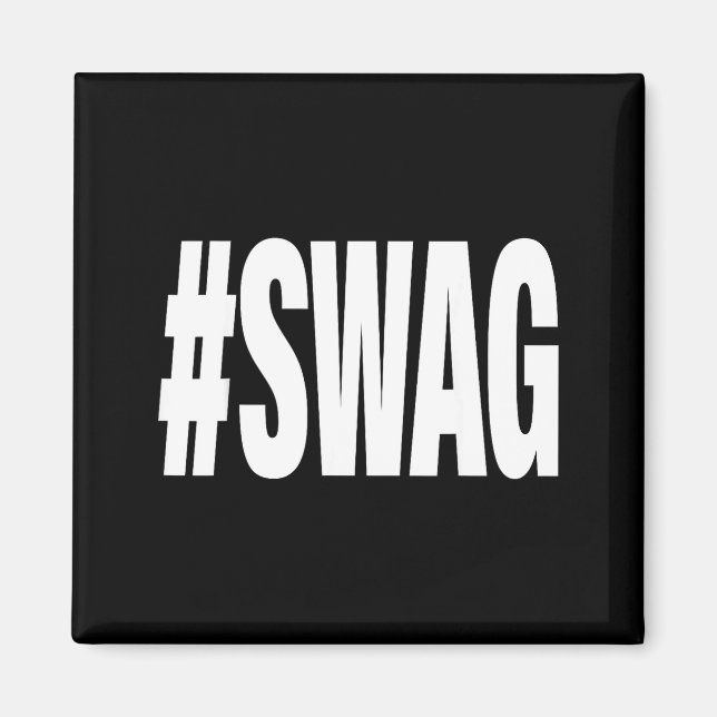 Imán Hashtag swag  (Frente)