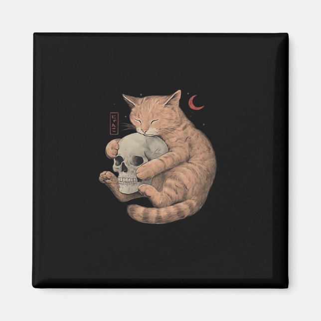 Imán Hasta la muerte nos hace el Fiesta Cat Skull Class (Frente)