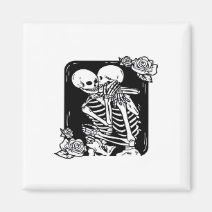Imán Hasta que la Muerte nos Haga un Diseño Divertido