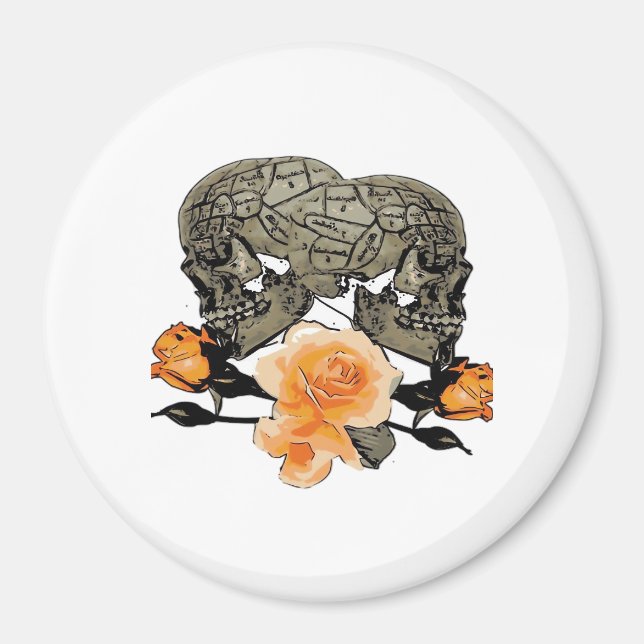 Imán Hasta Que La Muerte Nos Haga Un Diseño Gracioso Pa (Frente)