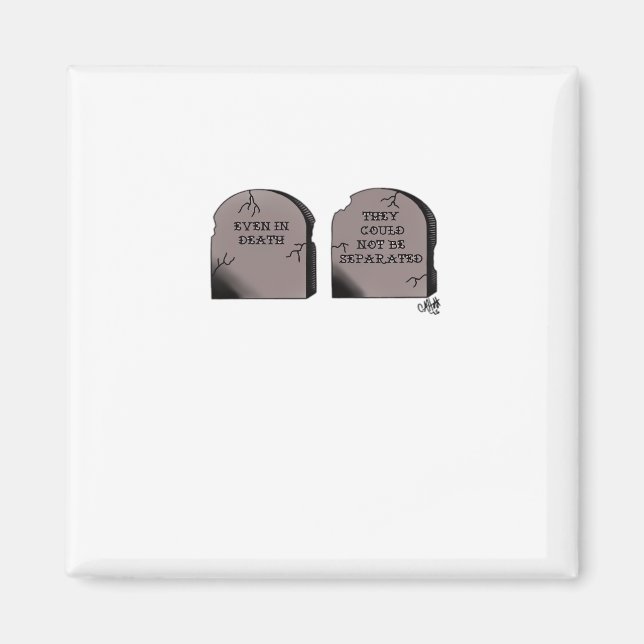 Imán Hasta que la muerte nos separe clásico – divertida (Frente)