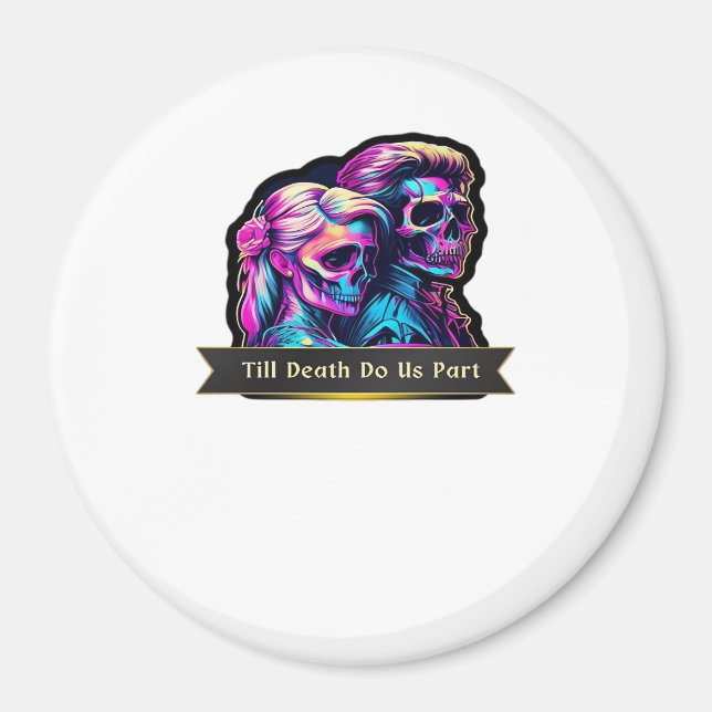 Imán Hasta que la muerte nos separe Clásico - Votos gót (Frente)