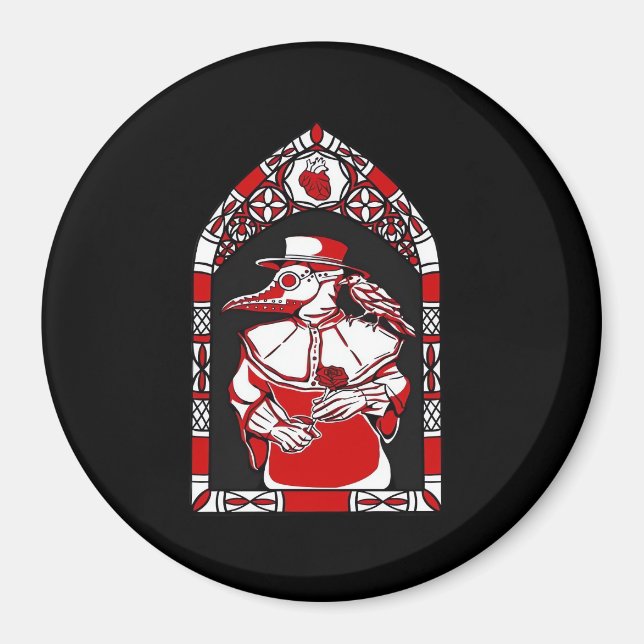 Imán Hasta que la muerte nos separe Médico de la peste  (Frente)