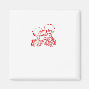 Imán Hasta que la muerte nos separe (Rojo Transparente)