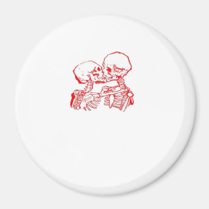 Imán Hasta que la muerte nos separe (Rojo Transparente)