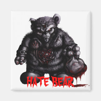 Imán Hate Bear Magnet