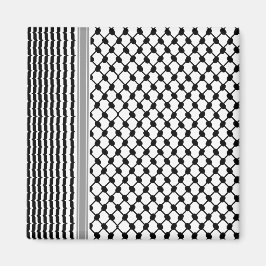 Imán Hatta Keffiyeh Kufiya Folk Palestino (Patrón 2)