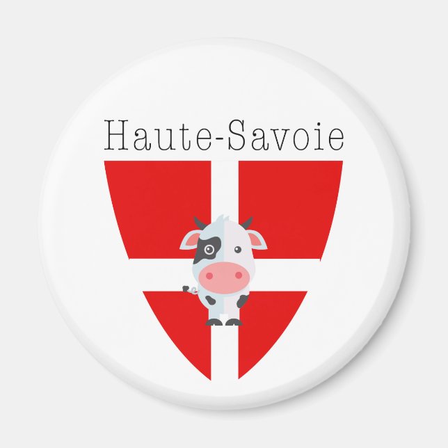 Imán Haute-Savoie Cow (Frente)
