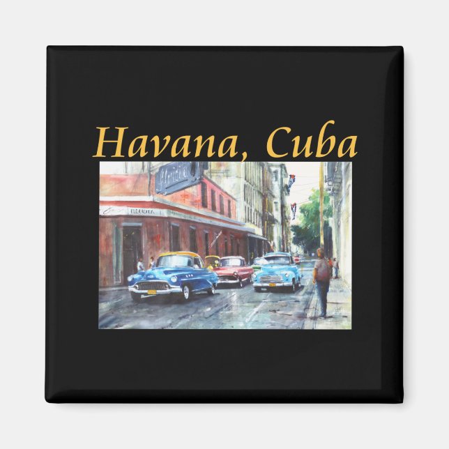 Imán Havana Cuba Floridita Art (Frente)