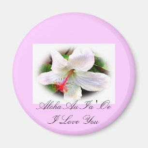Imán Hawai Hibiscus Magnet