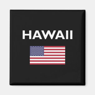 Imán Hawaii Estados Unidos Bandera estadounidense Color