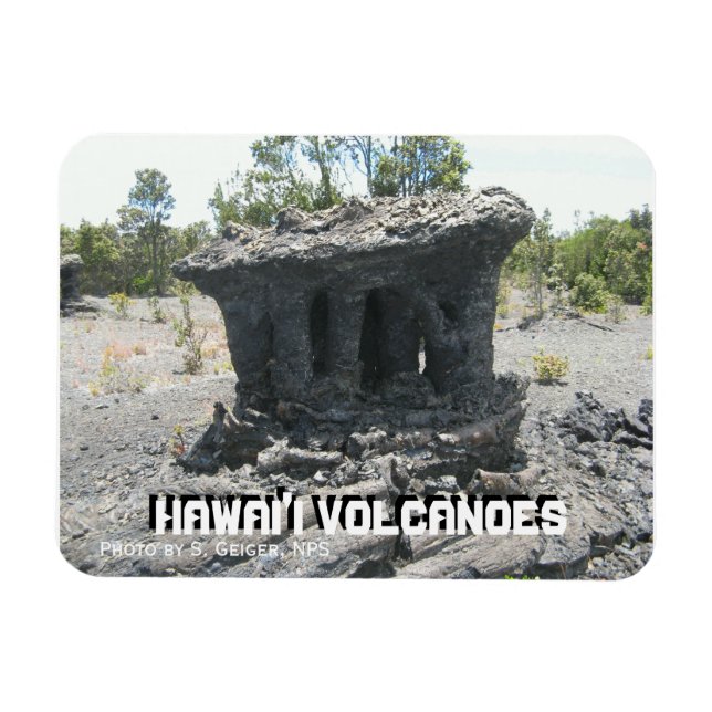 Imán Hawai'i Volcanoes Magnet (Horizontal)
