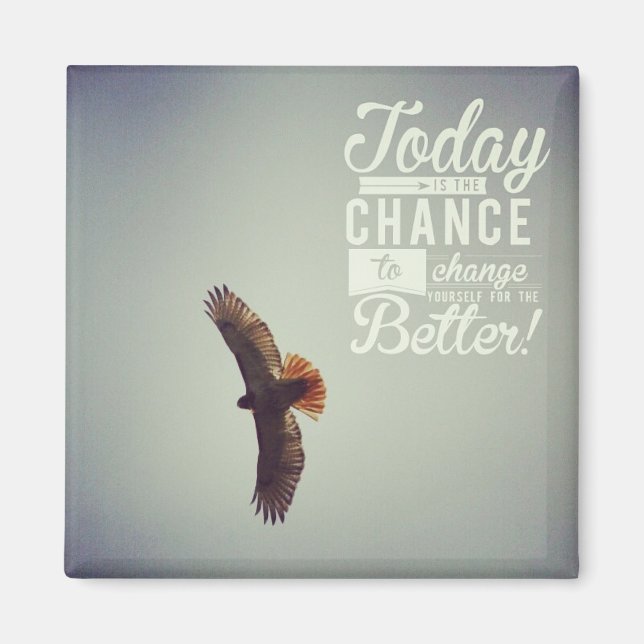 Imán Hawk Hoy es el día (Frente)