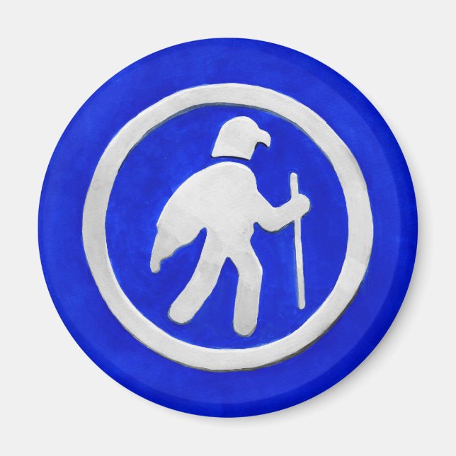 Imán Hawk Trail Marker (Frente)