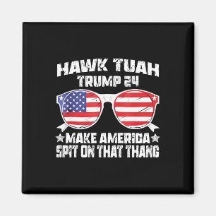 Imán Hawk Tuah Divertido Chica de video de memes de hum