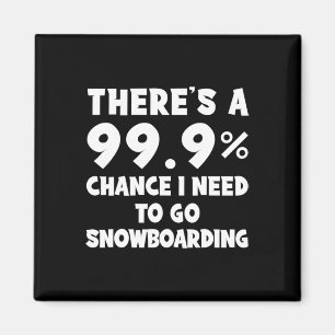 Imán Hay un 99,9% de posibilidades de hacer snowboard